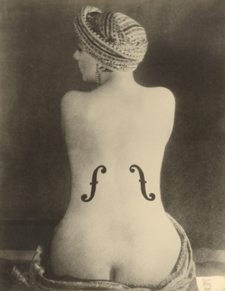 Man Ray&nbsp;, Violon d&#039;Ingres, 1924