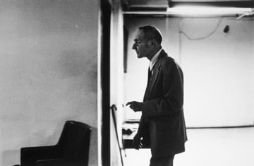 Dominique Nabokov, William Burroughs in his bunker, The Bowery, NYC, 1982