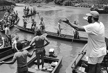 Mary Ellen Mark, Francis Ford Coppola directing Apocalypse Now, Pagsanjan, Philippines, 1976