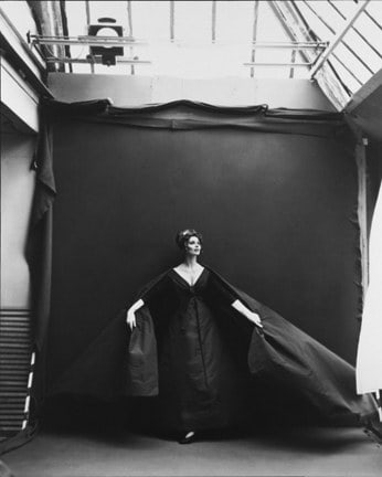 Richard Avedon, Suzy Parker, Evening Dress by Dior, Paris Studio, August 1956