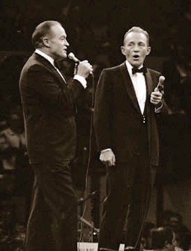 George Kalinsky, Bob Hope and Bing Crosby, Madison Square Garden, New York, 1968