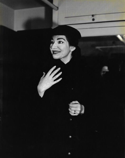 Peter Basch, Maria Callas, Chicago, 1955