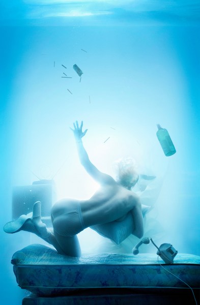 David LaChapelle,  Courtney Love: Water 2, 2007