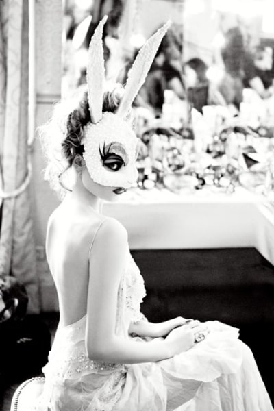 Ellen von Unwerth, White Bunny, 2012