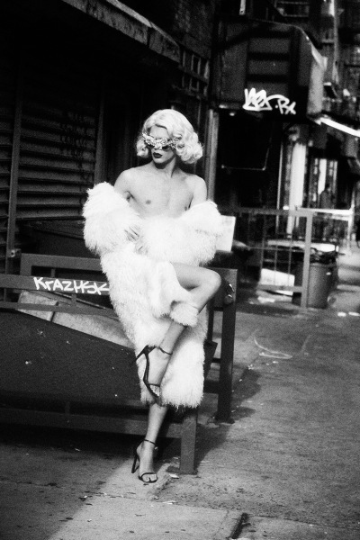 Ellen von Unwerth, White Fur, New York, 2018&nbsp;