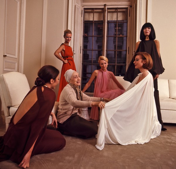 Harry Benson, Madame Gr&egrave;s with Models, Paris, 1973