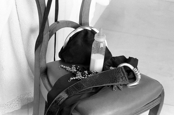 Denis Piel, Still Life, Accessories &amp;amp; Baby Bottle, Donna Karan, NYC, 1986