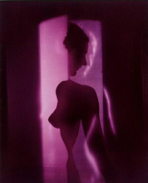 Erwin Blumenfeld Cubistic Purple Nude, New York, 1949
