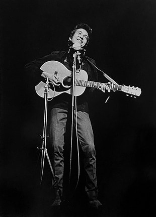 Bob Dylan Performing at Lincoln Center, New York 1964