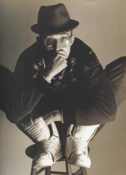 Herb Ritts, Keith Haring, New York, 1989