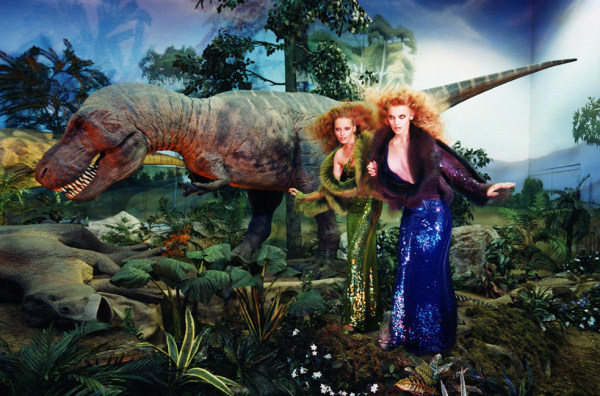 David LaChapelle, Young Girls With Dinosaur, 2004