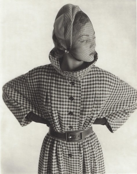 Horst P. Horst, Checkered Coat, Jean Patchett, 1949