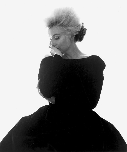 Bert Stern, Marilyn Monroe: From the Last Sitting, 1962 (Black Dress, VOGUE)