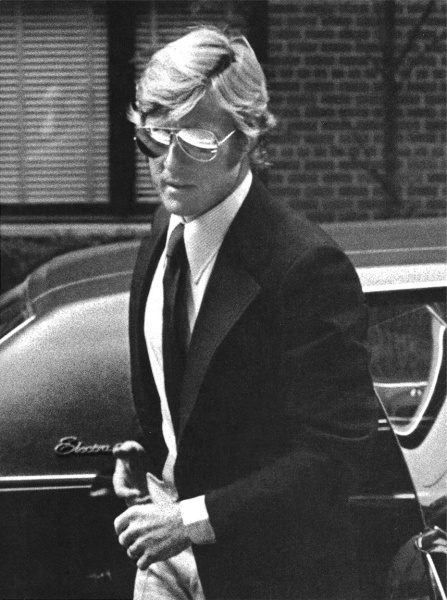Ron Galella, Robert Redford arriving at Mary Lasker&#039;s apartment, New York, 1974