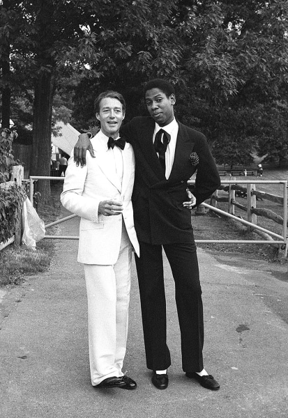 Harry Benson, Halston and Andr&eacute; Leon Talley, Tanglewood, Massachusetts,1977