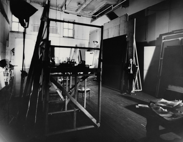 Herbert Matter, Mark Rothko in his studio