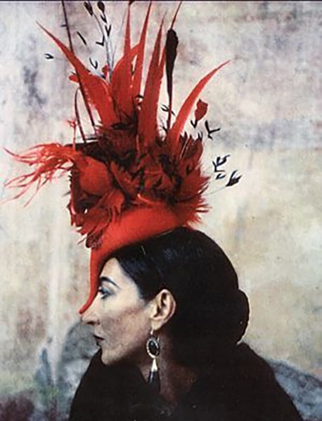 Deborah Turbeville, Portrait of Carmen Freiderberg in Posos, Mexico, Italian Vogue, Hat by Philip Tracey, 1997