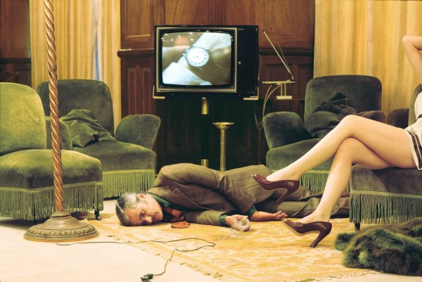 Helmut Newton, &quot;TV Murder&quot; in a Hotel on the Croisette, Cannes, 1975