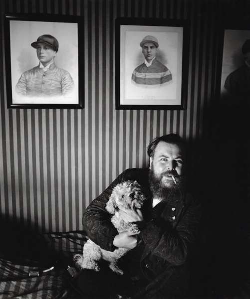 Louise Dahl-Wolfe, Christian Bebe &quot;Berard with Dog&quot;, circa 1950