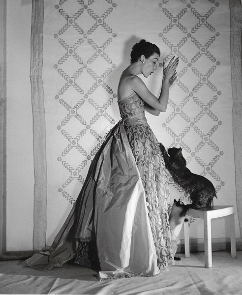 Louise Dahl-Wolfe, Mary Jane Russell In Balenciaga Gown, Paris, 1951