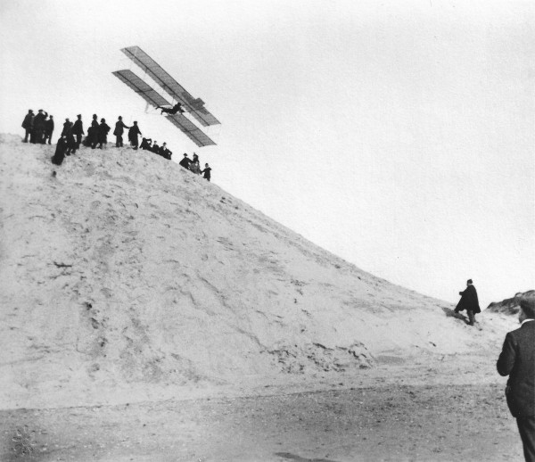 Jacques Henri Lartigue, Gabriel Voisin&#039;s First Flight, Merlimont, April, 3, 1904