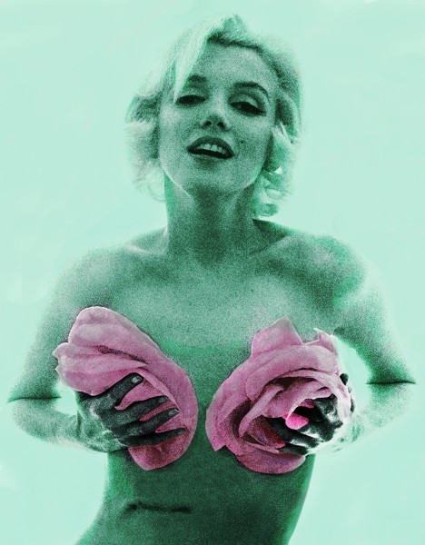Bert Stern, Marilyn Monroe, &quot;The Last Sitting&quot;, With Roses, Mint Green