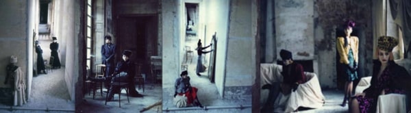 Deborah Turbeville, Emanuel Ungaro, VOGUE, Chateau Raray, France, 1984