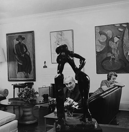 Cecil Beaton, Miro with Wife, 1966