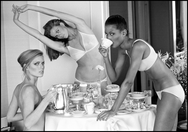 Arthur Elgort, Patti Hansen, Lisa Taylor, Beverly Johnson, San Francisco, VOGUE, 1976