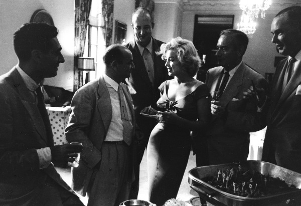 Ben Ross, Marilyn Monroe With Photo-Journalists, Atlantic City, New Jersey, 1952