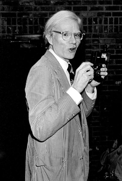 Ron Galella, Andy Warhol, Hermitage Restaurant, New York, 1977