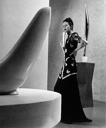 Louise Dahl-Wolfe, Schiaparelli Tunic Dress, Museum of Modern Art, 1938