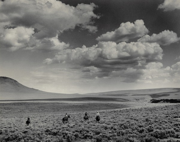 Kurt Markus, White&nbsp;Horse&nbsp;Ranch&nbsp;Fields, OR,1984