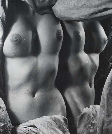 Mirror Image - Nude with Fabric, 1936