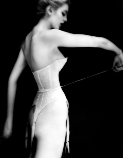 Lillian Bassman It&rsquo;s a cinch, Carmen, lingerie by Warner&rsquo;s, 1951