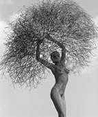 Herb Ritts, Neith With Tumbleweed, Paradise Cove 1986