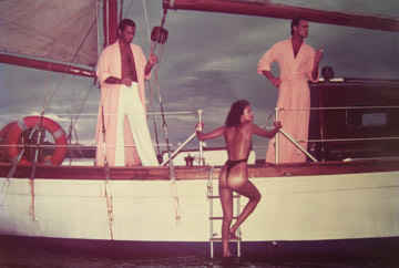 Chris Von Wangenheim, Yacht with Models, c. 1970