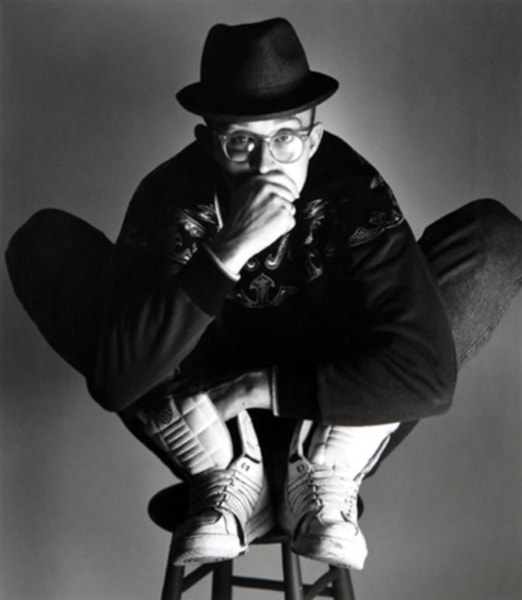 Herb Ritts, Keith Haring, New York, 1989