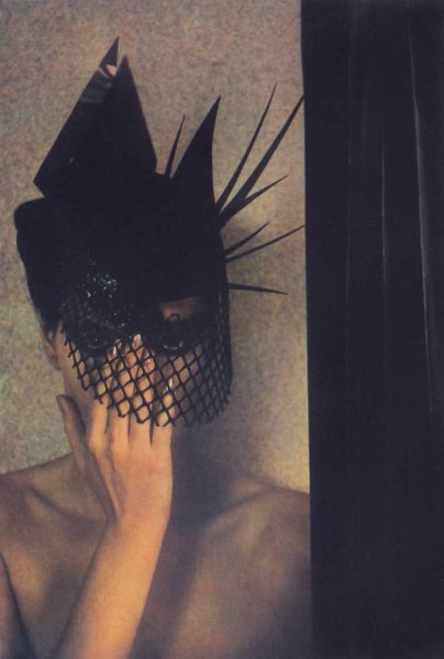 Sheila Metzner, Rosemary. Ungaro Hat. Couture. Vogue. 1985.