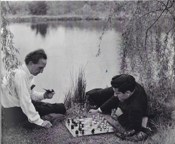 Philippe Halsman, Marcel Duchamp and Larry Evans, Story on Chess Players