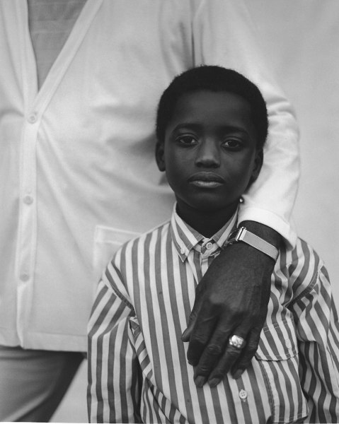 Kurt Markus, Boy in Striped Shirt,  Vicksburg, Mississippi, 1988
