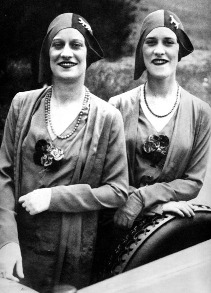 Jacques Henri Lartigue, The Rowe Twins, Paris, 1929