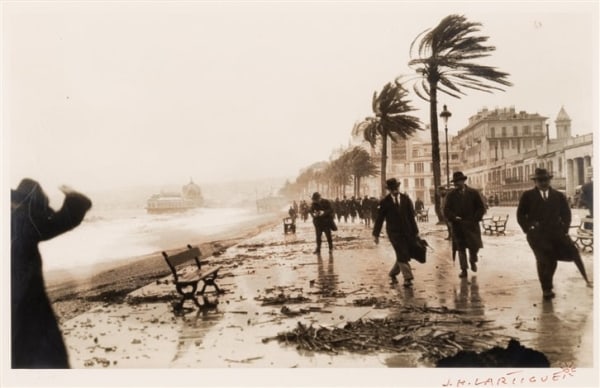 Jacques Henri Lartigue, Storm at Nice, 1925