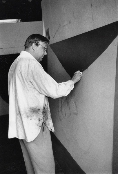 Alexander Lieberman, Robert Motherwell in his studio, 1964
