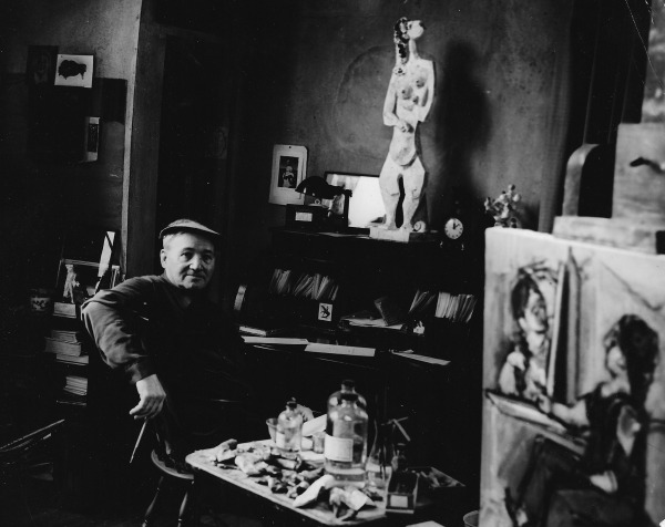 Karl Bissinger, Max Weber in his studio at Great Neck, Long Island, 1948-1950