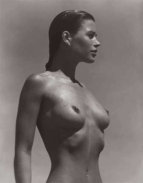 Herb Ritts, Carrie in Profile Paradise Cove 1988
