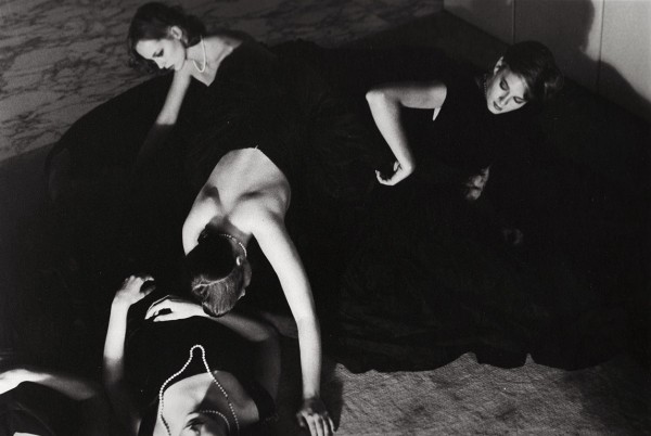 Deborah Turbeville, Untitled (Four girls in black dresses lying down), circa 1980