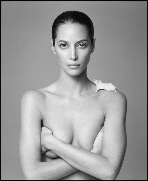 Patrick Demarchelier, Christy and Mouse, New York, 1999