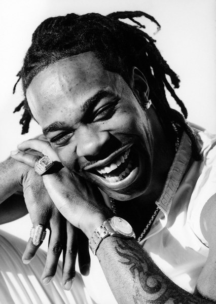 Arthur Elgort, Busta Rhymes, NYC, GQ, 2000