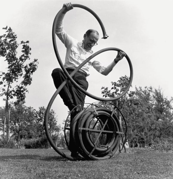 Lee Miller&nbsp;, Saul Steinburg, Farley Farm, Sussex, England, 1952